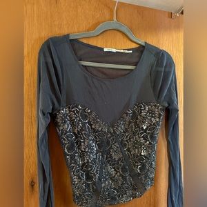 Kimchi Blue Sparkle Top